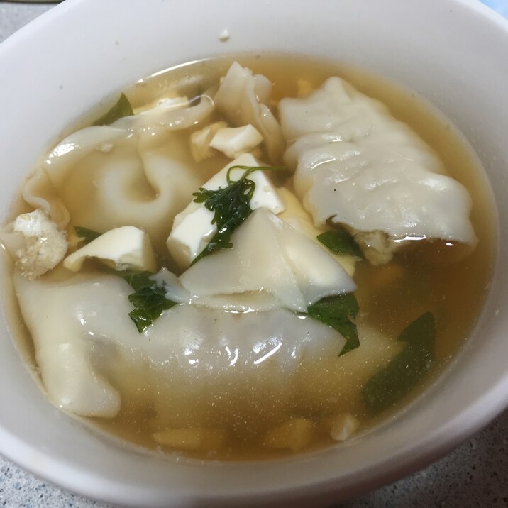 シソ餃子スープ